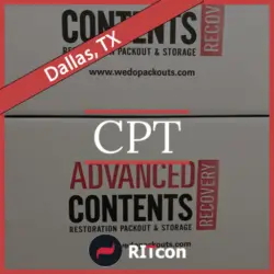 IICRC Contents Processing Technician class (CPT) Dallas TX